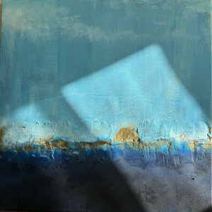 Картина Deep blue cracks from PurrSome